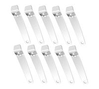 FUNOMOCYA 10pcs Stainless Steel Oral Bottle Opener Vial Decapper Safe No Edge Design Compatible with Various Vials Convenient for Seniors and Kitchen Use