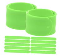 FUNOMOCYA 12pcs Blank Silicone Slap Bracelets Flexible Soft DIY Wristbands for Party Favors Classroom Crafts Reusable Snap Bands for Creative Projects and Group Fun