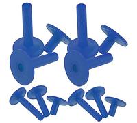 FUNOMOCYA 12pcs Blue Plastic Cymbal Drum Sleeves Drum Cymbal Accessories Protects The Extends Service Life Stylish Appearance for Set