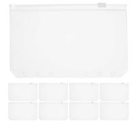 FUNOMOCYA 12Pcs Budget Binder Pockets Reusable Zipper Insert Pockets for Budgeting Multi-use Loose Leaf Binder Inserts for Daily Budget Planning and Organization