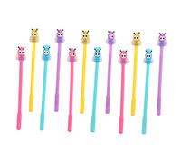 FUNOMOCYA 12Pcs Cute Bee Gel Pens Smooth Writing Cartoon Shape Sign Pens for Student Prize Gifts Colors Lightweight and School Office Supplies