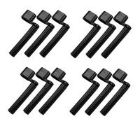 FUNOMOCYA 12pcs Guitar Peg Winder Ukulele String Winder Tool for Guitar Maintenance Music Instrument String Replacement Practical for Acoustic Pegs