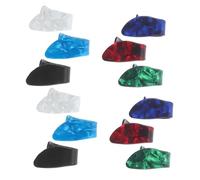 FUNOMOCYA 12pcs Guitar Thumb Picks Medium Celluloid Flat Picks for Acoustic Guitar Ukulele Fingerstyle and Bass Playing