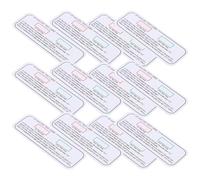 FUNOMOCYA 12pcs Uvc-uva Test Cards Indicator Strips Household Uv Light Effect Tester Indoor Identifying Strips for Accurate Uvc Uva Detection