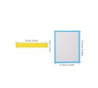 FUNOMOCYA 150Pcs Rainbow Scalloped Bulletin Board Borders Paper Trim for Classroom Display Boards, Science Fair Decorations, and School Presentation Supplies