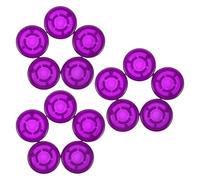 FUNOMOCYA 15pcs Electric Guitar Effects Pedals Plastic Pedal Toppers Guitar Knob Knobs for Effect Instrument Protection Cap Button Caps Footswitch Topper Footswitch Covers Accessories