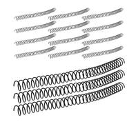 FUNOMOCYA 15pcs Spiral Binding Coils Plastic Binder Comb Rings for Notebooks Calendars Reports Loose Leaf Coil Binder Supplies for Office Academic and Creative Projects
