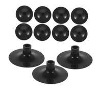 FUNOMOCYA 15pcs Suction Cup Arrow Tips Replacement for Bow Outdoor Archery Practice Arrows Black Rubber Arrowheads for Leisure and Competitions