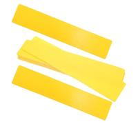 FUNOMOCYA 15pcs Tennis Court Markers Set, Yellow Flat Boundary Lines for Outdoor Sports Field Marking, Sturdy Court Line Marking Equipment for Tennis, Pickleball, Basketball Training