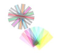 FUNOMOCYA 16pcs Colored Reading Highlight Strips Plastic Bookmarks for Guided Reading and Text Tracking Bright Multi-Color Overlays for Students Teachers Office Use to Focus and Ease