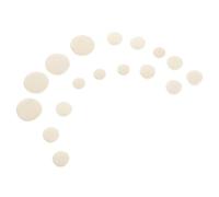 FUNOMOCYA 17pcs Clarinet Pads Durable Sound Hole Gaskets Key Cushions for Clarinet Instruments Easy to Replace Light Yellow White