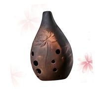 FUNOMOCYA 1pc Ceramic Xun Wind Instrument Professional Ocarina for Beginners Ancient Chinese Music Instrument Key Random Style for Performers and Enthusiasts