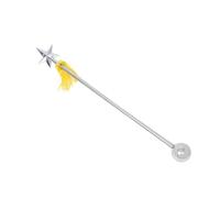 FUNOMOCYA 1pc Orchestra Conducting Music Stick for Senior Marching Band Flexible Silver