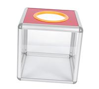 FUNOMOCYA 1Pc Transparent Votes Collection Box Simple Draw Container for Suggestions Charity Fundraising and Public Events for Raffles and Voting Activities
