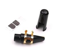 FUNOMOCYA 1set Alto Saxophone Mouthpiece Buckle and Patches Includes Cushions and for Enhanced Sound for Beginners and Professionals
