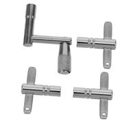 FUNOMOCYA 1Set Drum Tuning Keys T Shaped Z Shaped Drum Key Turner for Percussion Instruments Compact Portable Drum Tuning Tool with Keychain Durable Handy Drum