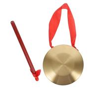 FUNOMOCYA 1set Hand Gong with Play Hammer Chinese Percussion Instrument for Boys and Girls Design for Developing Creativity and Coordination