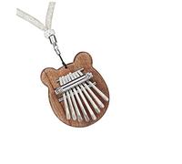 FUNOMOCYA 1set Kalimba Thumb Piano Portable Note Music Instrument Brown for Beginners and Music Lightweight and Easy to Carry for Anytime Use