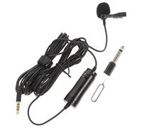 FUNOMOCYA 1Set Lapel Microphone Microphone for Interviews Lectures and Live Streaming Durable and Reliable Design for Smartphone Use