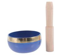 FUNOMOCYA 1set Metal Singing Sound Bowl for Meditation Yoga Buddhism Practices Includes Stick Home Decor for Mindfulness and Serenity