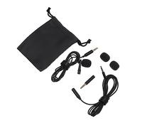 FUNOMOCYA 1set Professional Clip Microphone for Interviews Live Streaming Recording Lightweight Practical Design for Voice Capture Versatile Lavalier Mic for Various Occasions