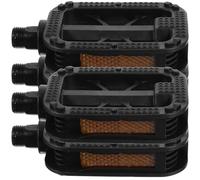 FUNOMOCYA 2 Pairs Bike Pedal Replacement with American Thread Anti-slip Engineering Plastic Pedals for Bicycle Safety and Comfortable Riding Experience