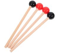 FUNOMOCYA 2 Pairs Marimba Mallets with Soft Heads for Percussion Instruments Non-cracking Design Suitable for Marimba and Tongue Drum Players Musical