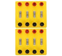 FUNOMOCYA 2 Pcs Fixed Value Resistor Set 5Ω 10Ω 15Ω Blue Electrical Resistance Physics Experimental Equipment for Junior High School Electricity Learning Random Color Random Color