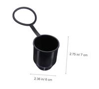 FUNOMOCYA 2 Pcs Trailer Hitch Ball Head Cover Cap Weather-resistant Towing Coupling Protector with Retaining Ring for Car Caravan Towing Safety