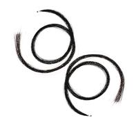 FUNOMOCYA 2 Pieces Professional Violin Bow Hair for Repairing String Instrument Bows Natural Horsehair Replacement and Restoration