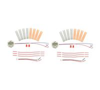 FUNOMOCYA 2 Sets DIY Fruit Battery Experiment Kit for Educational Science Projects with Potato Clock and Simple Circuits Hands Fruit Battery Science Kit for Home and School Learning