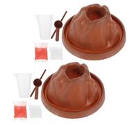FUNOMOCYA 2 Sets DIY Volcano Eruption Model Kit Educational Science Project for Hands Lab Experiments Inspiring Creativity and Imagination Young Boys