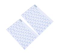 FUNOMOCYA 2 Sets Large Giant Wall Calendar with Stickers and Adhesive Backing Writable Yearly Planner Poster for Family Office School Minimalist Monthly Organizer for Events and Team
