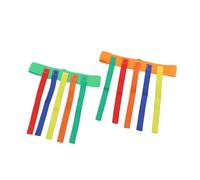 FUNOMOCYA 2 sets Outdoor Catch Tail Training Belt for Kindergarten Family Sports Activity Game Visual Discrimination Educational Play for Boys Random Color