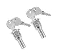 FUNOMOCYA 2 Sets Vending Machine Lock Cylinder with Keys Secure Anti-theft Snack and Candy Dispenser Locks Compatible with Various Coin Operated Machines Easy Installation