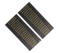 FUNOMOCYA 2 Sheets Folk Guitar Fretboard Decals Guitar Stickers Scale for Beginners