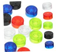 FUNOMOCYA 20-Pack Colorful Guitar Pedal Footswitch Caps Plastic Knobs for Electric Guitar Effects Pedals Replacement Button Toppers