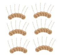 FUNOMOCYA 200 Sets Kraft Paper DIY Hanging Tags with Unique Edges and Jute Twine Multipurpose Round Kraft Labels for Wrapping Party Decor Wedding Favors and Crafts Practical Blank Writing