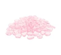 FUNOMOCYA 200pcs Glow in The Dark Pebbles, 2cm Fluorescent Light Pink Luminous Stones for Garden Landscaping, Aquarium Gravel, Lawn and Pond Decorative Rocks