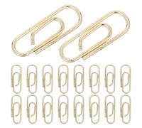 FUNOMOCYA 200pcs Metal Mini Paper Clips Small Cute for Organizing Notes Paper Crafts School Office DIY Projects