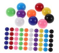 FUNOMOCYA 200pcs Plastic Colored Marbles for Math Education Solid Balls for Counting Sorting Probability Learning Games Compatible with Marble Run and Chinese Checkers