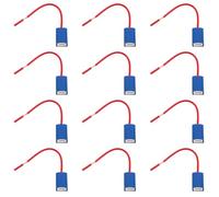 FUNOMOCYA 20pcs Automotive Wiring Harness Socket Light Bulb Socket Outlet Light Bulb Connector Headlight Wiring Harness Connector Headlight Replacement