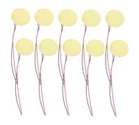 FUNOMOCYA 20pcs Copper Discs for Acoustic Instruments Easy to Install Sound Sensors Elements for Guitars Drums and Pianos