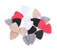 FUNOMOCYA 20pcs Felt Guitar Picks Acoustic and Ukulele Plectrums Colors Lightweight and Easy to Carry for Electric Classical and Bass Guitars