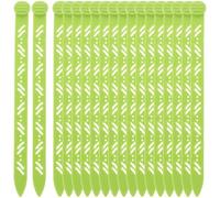 FUNOMOCYA 20pcs Green Plastic Curling Rod Hair Rollers Harmless to Hair Easy to Use Hairdressing Tool for Household and Salon Use Color