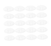 FUNOMOCYA 20pcs Mini Shell Decorative Box Small Storage Containers Sea Shells Candy Boxes Mini Container Seashell Jewelry Storage Case Trinket Case Transparent Plastic