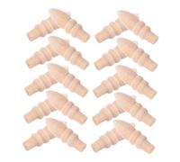 FUNOMOCYA 20pcs Miniature Wooden Drawer Handles DIY Mini Furniture Accessories Dollhouse Replacement Parts for Mini House Decor Crafting