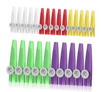 FUNOMOCYA 20pcs Music Fun for Boys and Girls Colorful Plastic Kazoos Boy Girl Music Toys Kazoo Set for Parties Homeschooling and Performances