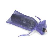 FUNOMOCYA 20Pcs Purple Sheer Organza Wine Bottle Wrap Bags Elegant Satin Drawstring for Wine Present Gourmet Condiments Candles and Shaped