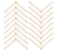 FUNOMOCYA 20pcs Rc Model Airplane Needle Pin Hinges 4.5x67mm Plastic Miniature Model Hinge for Aircraft Wing Fixing DIY Plane Assembly Accessory